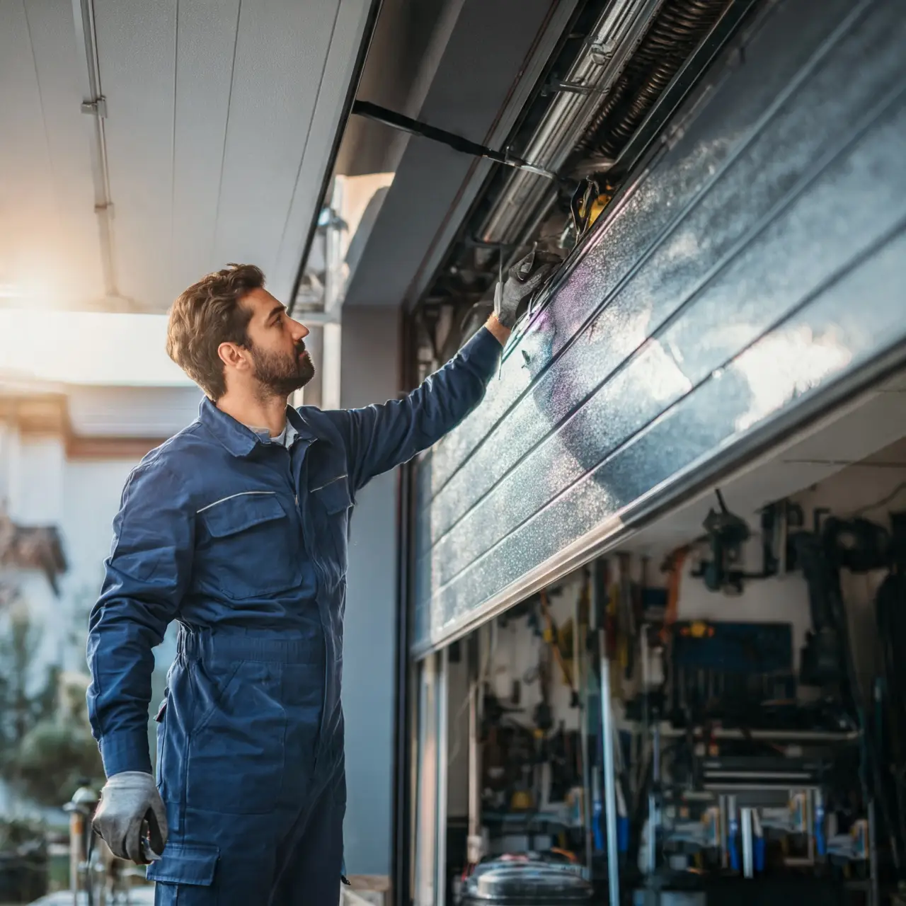 Emergency garage door repair in La Mirada